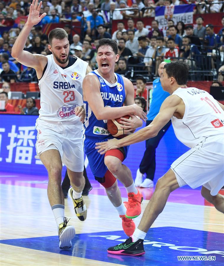 (SP)CHINA-FOSHAN-BASKETBALL-FIBA WORLD CUP-GROUP D-SERBIA VS THE PHILIPPINES (CN)