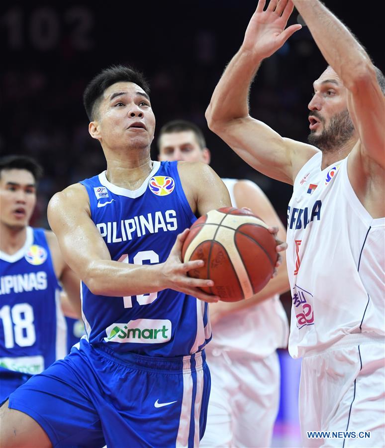 (SP)CHINA-FOSHAN-BASKETBALL-FIBA WORLD CUP-GROUP D-SERBIA VS THE PHILIPPINES (CN)