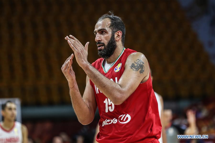 (SP)CHINA-GUANGZHOU-BASKETBALL-FIBA WORLD CUP-GROUP C-IRAN VS TUNISIA (CN)