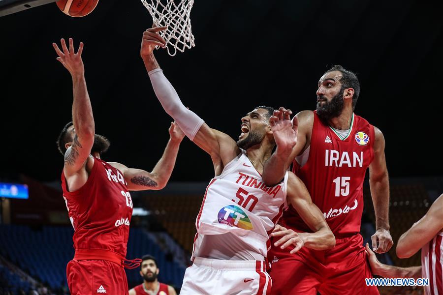 (SP)CHINA-GUANGZHOU-BASKETBALL-FIBA WORLD CUP-GROUP C-IRAN VS TUNISIA (CN)