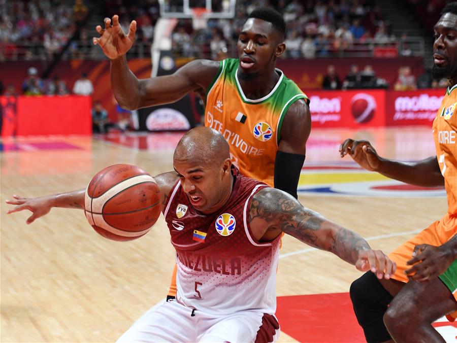(SP)CHINA-BEIJING-BASKETBALL-FIBA WORLD CUP-GROUP A-VEN VS CIV (CN)