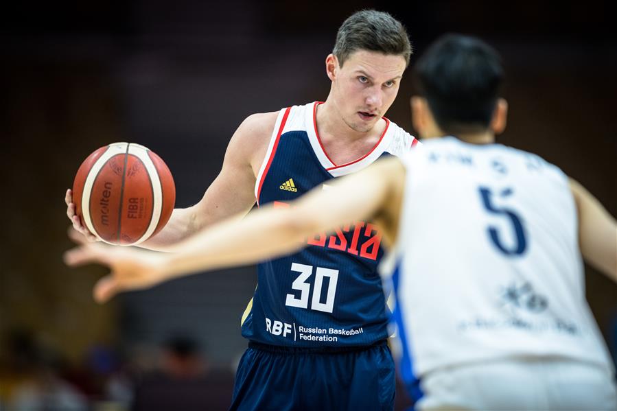 (SP)CHINA-WUHAN-BASKETBALL-FIBA WORLD CUP-GROUP B-KOR VS RUS (CN)