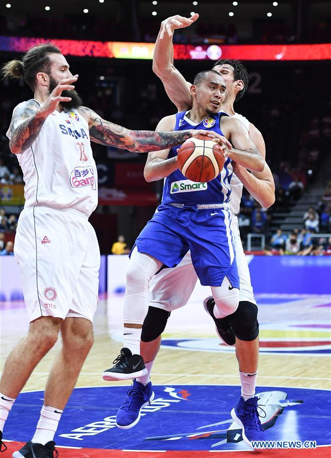 (SP)CHINA-FOSHAN-BASKETBALL-FIBA WORLD CUP-GROUP D-SERBIA VS THE PHILIPPINES (CN)