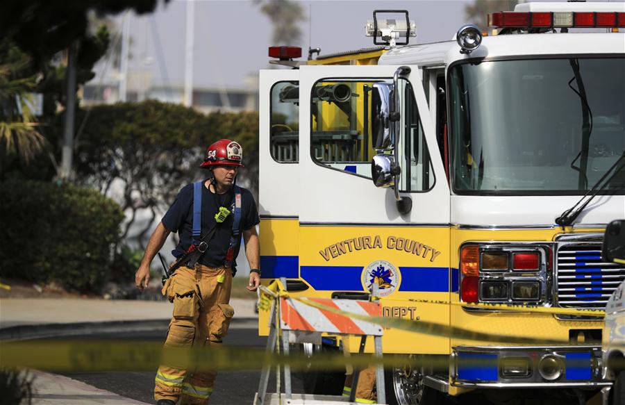 U.S.-OXNARD-CALIFORNIA-BOAT FIRE