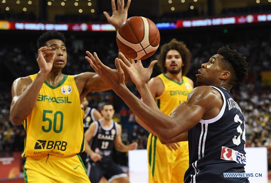 (SP)CHINA-NANJING-BASKETBALL-FIBA WORLD CUP-GROUP F-GREECE VS BRAZIL(CN)