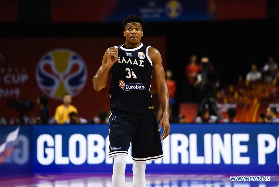 (SP)CHINA-NANJING-BASKETBALL-FIBA WORLD CUP-GROUP F-GREECE VS BRAZIL(CN)
