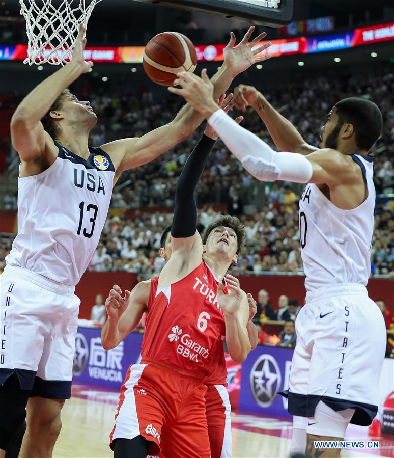 (SP)CHINA-SHANGHAI -BASKETBALL-FIBA WORLD CUP-GROUP E-USA VS TUR(CN)