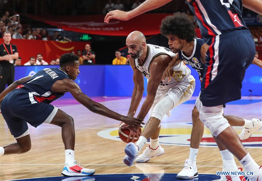 (SP)CHINA-SHENZHEN-BASKETBALL-FIBA WORLD CUP-GROUP G-JOR VS FRA (CN)