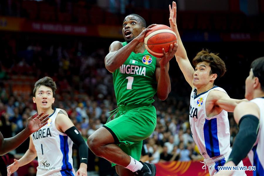 (SP)CHINA-WUHAN-BASKETBALL-FIBA WORLD CUP-GROUP B- SOUTH KOREA VS NIGERIA (CN)