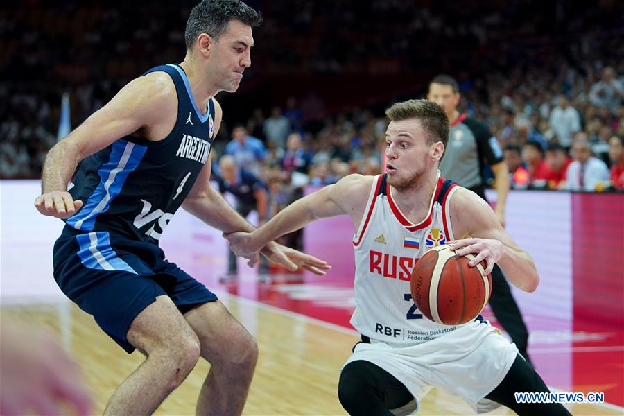 (SP)CHINA-WUHAN-BASKETBALL-FIBA WORLD CUP-GROUP B- RUSSIA VS ARGENTINA (CN)