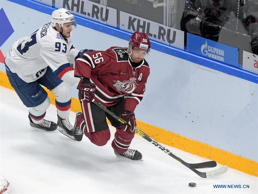 (SP)LATVIA-RIGA-ICE HOCKEY-KHL-RIGA DINAMO VS NIZHNY NOVGOROD