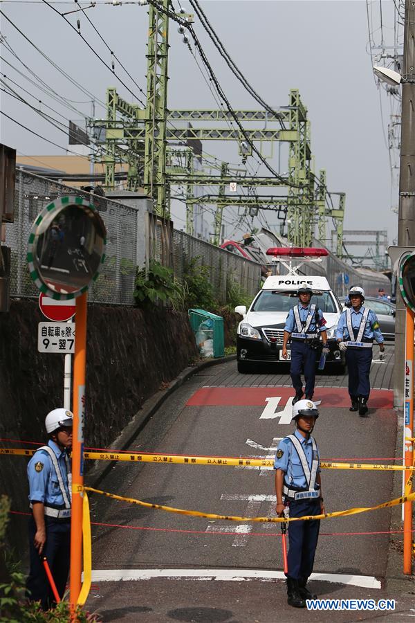 JAPAN-YOKOHAMA-TRAIN-TRUCK-COLLISION