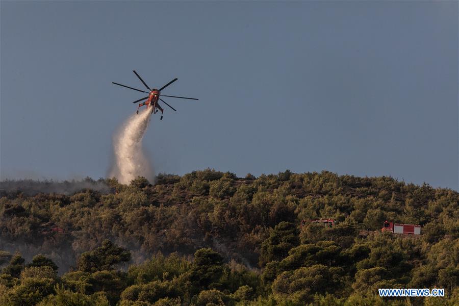 GREECE-ATHENS-WILDFIRE