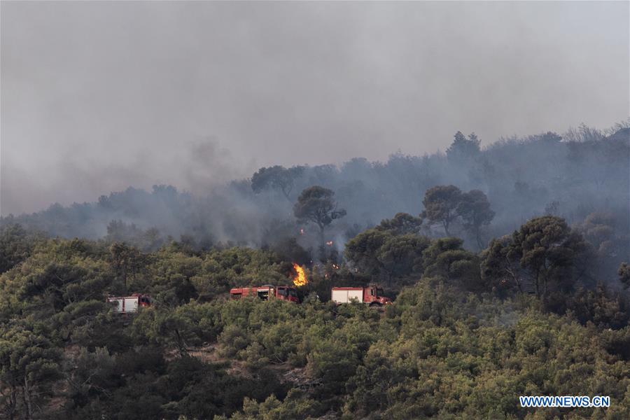 GREECE-ATHENS-WILDFIRE