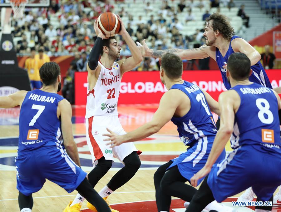 (SP)CHINA-SHANGHAI-BASKETBALL-FIBA WORLD CUP-GROUP E-TURKEY VS CZECH REPUBLIC (CN)