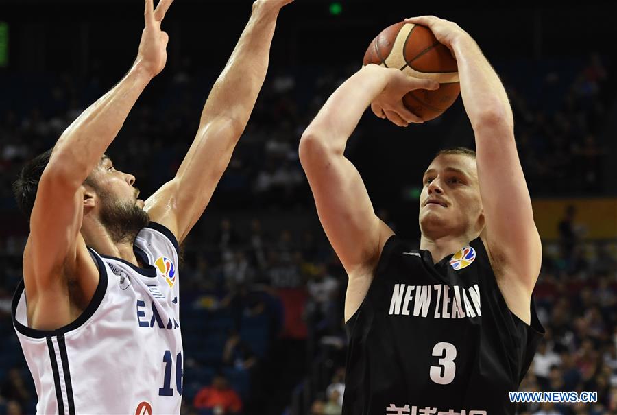 (SP)CHINA-NANJING-BASKETBALL-FIBA WORLD CUP-GROUP F-GRE VS NZL(CN)