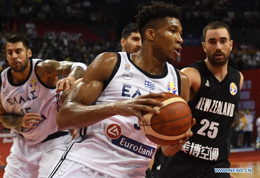 (SP)CHINA-NANJING-BASKETBALL-FIBA WORLD CUP-GROUP F-GRE VS NZL(CN)