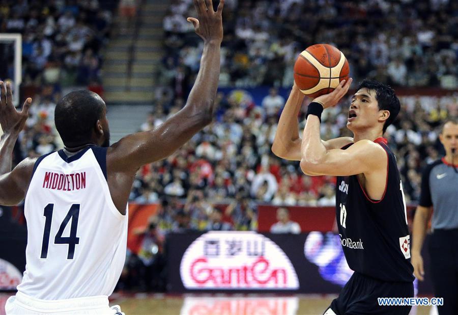 (SP)CHINA-SHANGHAI-BASKETBALL-FIBA WORLD CUP-GROUP E-JAPAN VS USA(CN)