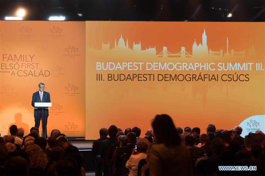 HUNGARY-BUDAPEST-DEMOGRAPHIC SUMMIT 