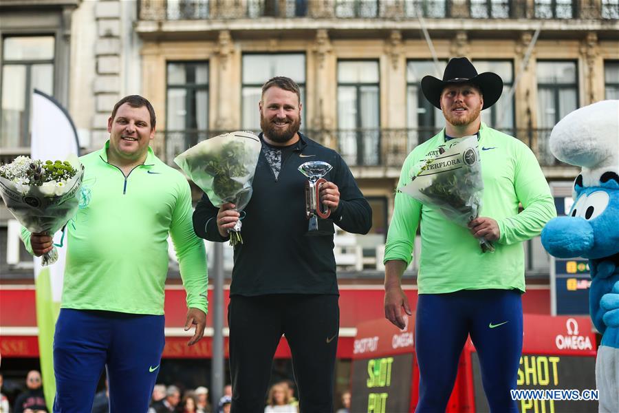 (SP)BELGIUM-BRUSSELS-ATHLETICS-IAAF DIAMOND LEAGUE-MEN'S SHOTPUT