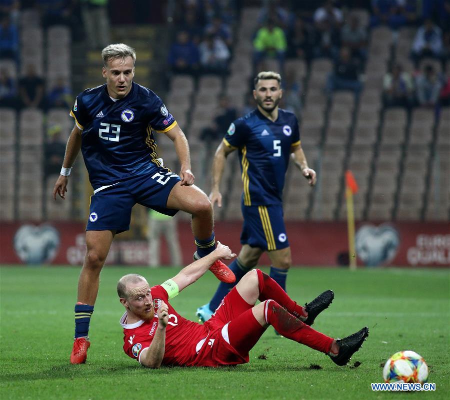 (SP)BOSNIA AND HERZEGOVINA-ZENICA- UEFA EURO 2020 QUALIFICATION-BOSNIA AND HERZEGOVINA VS LIECHTENSTEIN