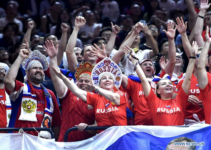 (SP)CHINA-FOSHAN-BASKETBALL-FIBA WORLD CUP-GROUP I-POL VS RUS (CN)