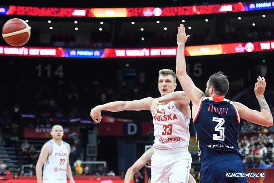 (SP)CHINA-FOSHAN-BASKETBALL-FIBA WORLD CUP-GROUP I-POL VS RUS (CN)