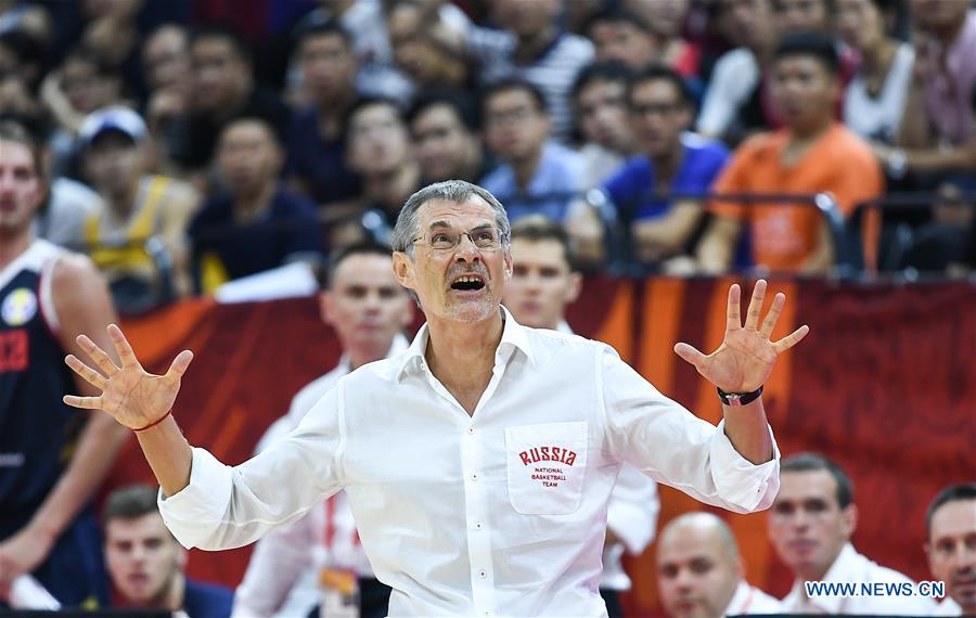(SP)CHINA-FOSHAN-BASKETBALL-FIBA WORLD CUP-GROUP I-POL VS RUS (CN)