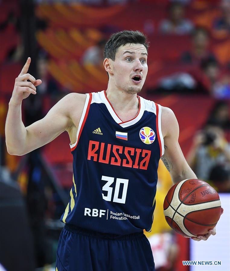 (SP)CHINA-FOSHAN-BASKETBALL-FIBA WORLD CUP-GROUP I-POL VS RUS (CN)