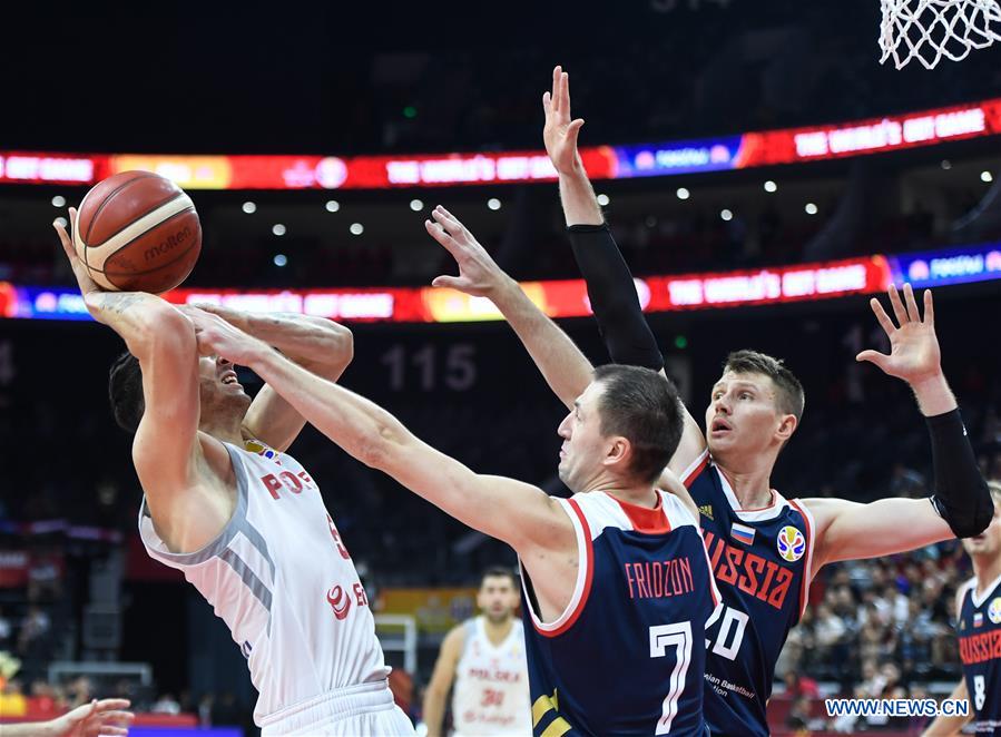 (SP)CHINA-FOSHAN-BASKETBALL-FIBA WORLD CUP-GROUP I-POL VS RUS (CN)