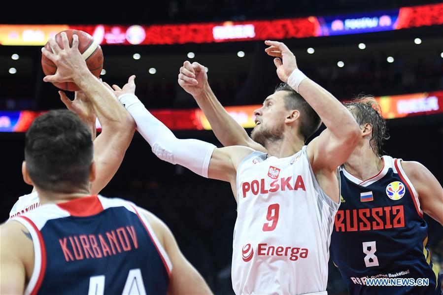 (SP)CHINA-FOSHAN-BASKETBALL-FIBA WORLD CUP-GROUP I-POL VS RUS (CN)