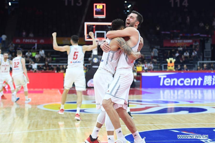 (SP)CHINA-FOSHAN-BASKETBALL-FIBA WORLD CUP-GROUP I-POL VS RUS (CN)