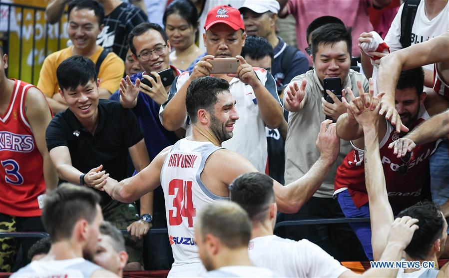 (SP)CHINA-FOSHAN-BASKETBALL-FIBA WORLD CUP-GROUP I-POL VS RUS (CN)
