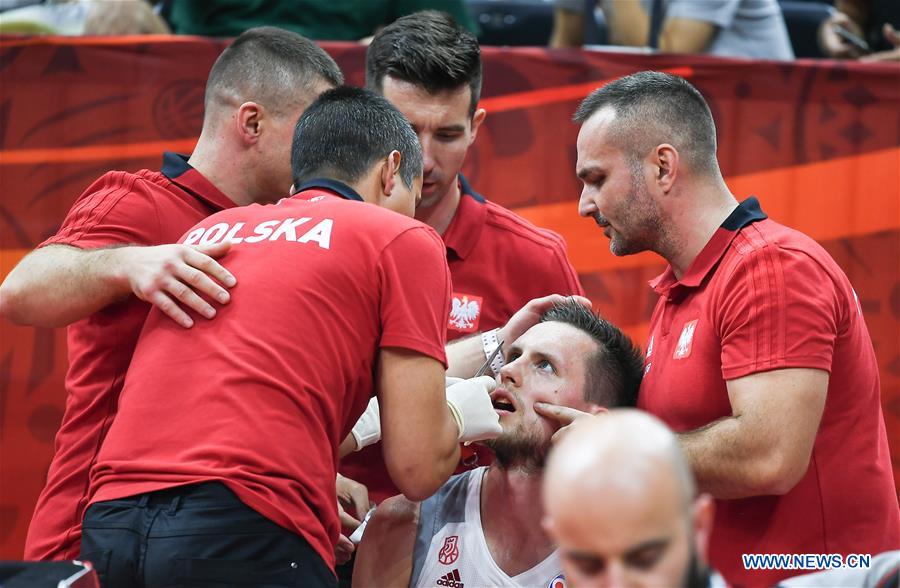 (SP)CHINA-FOSHAN-BASKETBALL-FIBA WORLD CUP-GROUP I-POL VS RUS (CN)