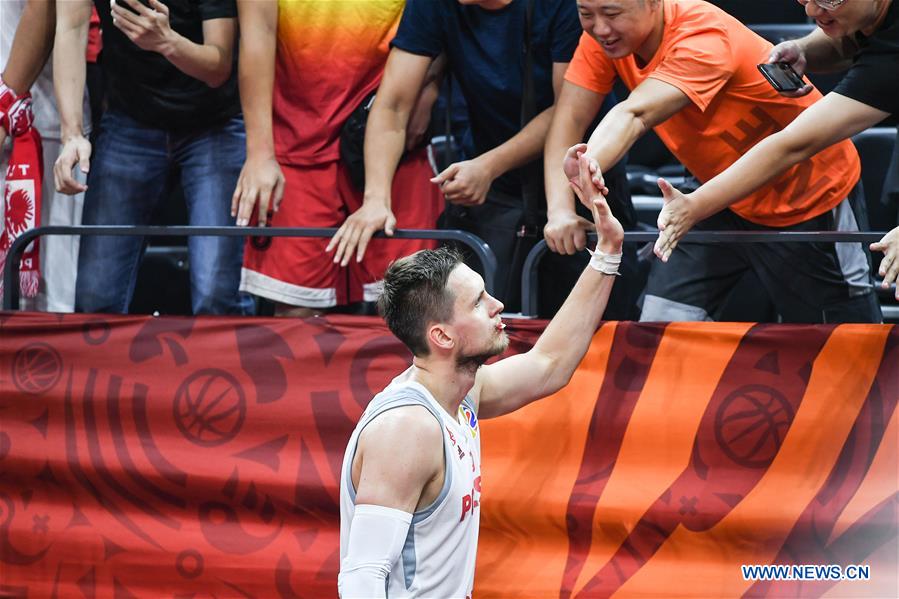 (SP)CHINA-FOSHAN-BASKETBALL-FIBA WORLD CUP-GROUP I-POL VS RUS (CN)