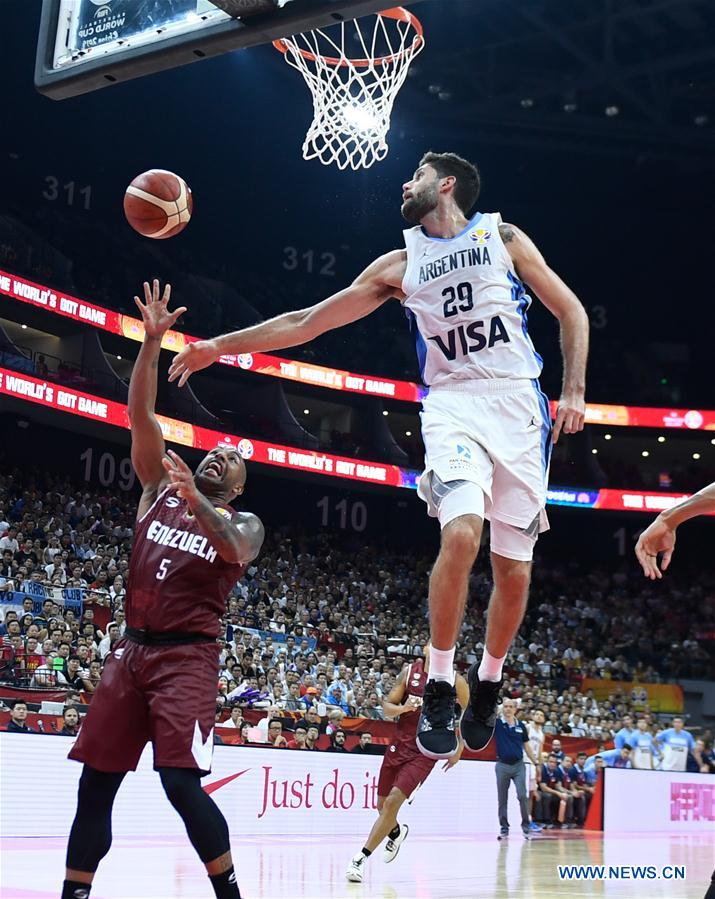 (SP)CHINA-FOSHAN-BASKETBALL-FIBA WORLD CUP-GROUP I- ARG VS VEN (CN)