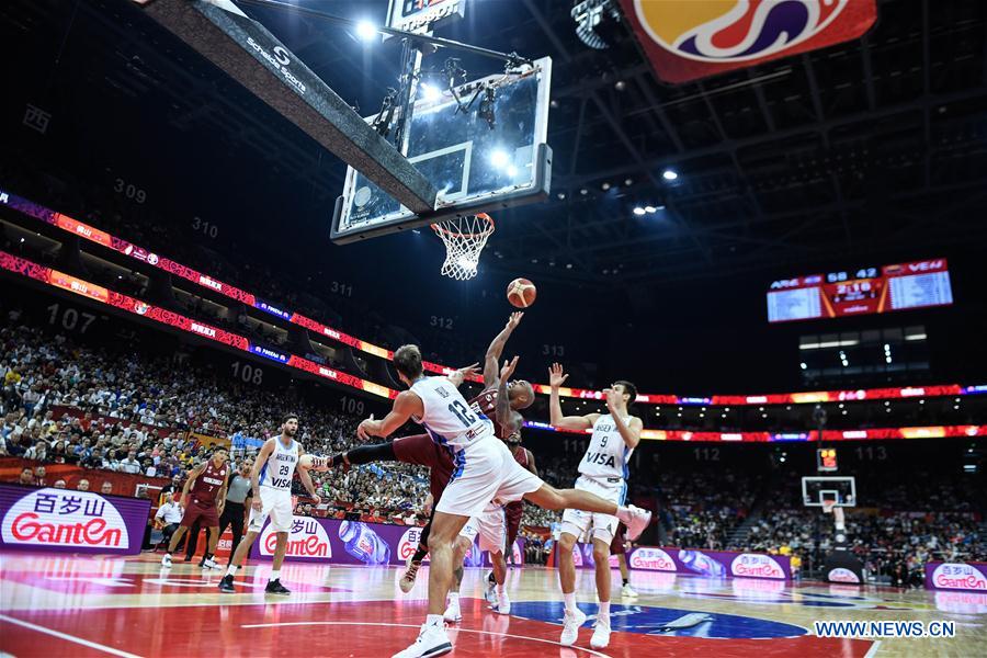 (SP)CHINA-FOSHAN-BASKETBALL-FIBA WORLD CUP-GROUP I- ARG VS VEN (CN)