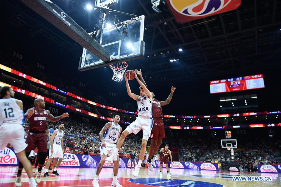 (SP)CHINA-FOSHAN-BASKETBALL-FIBA WORLD CUP-GROUP I- ARG VS VEN (CN)