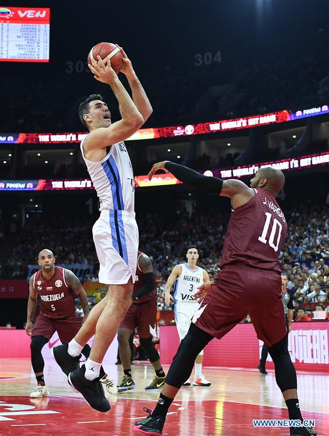 (SP)CHINA-FOSHAN-BASKETBALL-FIBA WORLD CUP-GROUP I- ARG VS VEN (CN)