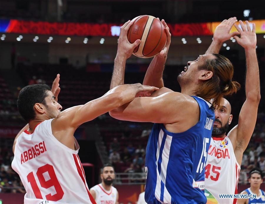 (SP)CHINA-BEIJING-BASKETBALL-FIBA WORLD CUP-GROUP N-TUN VS PHI(CN)