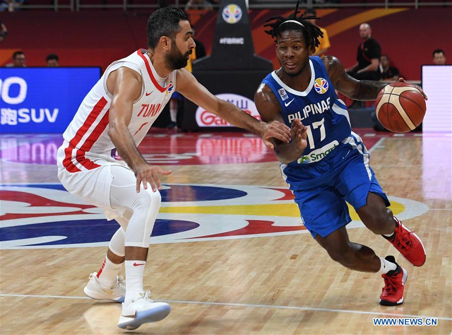 (SP)CHINA-BEIJING-BASKETBALL-FIBA WORLD CUP-GROUP N-TUN VS PHI(CN)