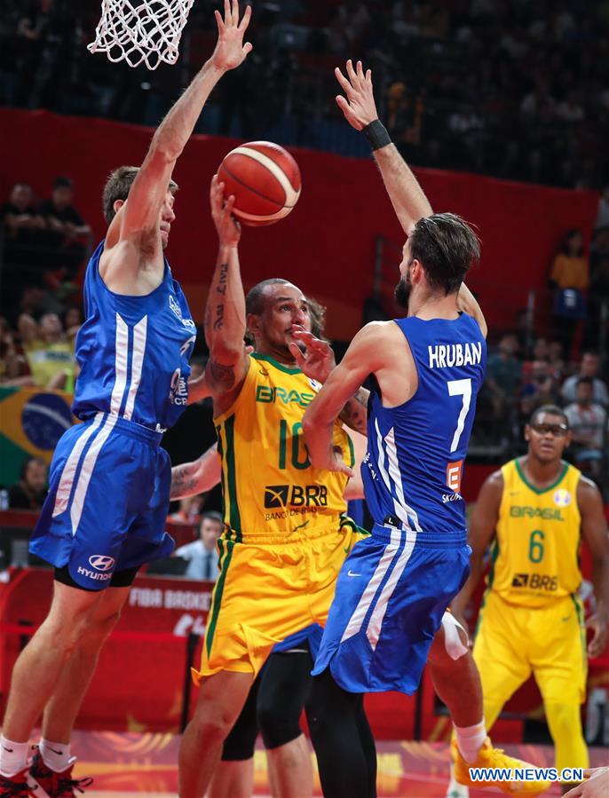 (SP)CHINA-SHENZHEN-BASKETBALL-FIBA WORLD CUP-GROUP K-BRA VS CZE(CN)