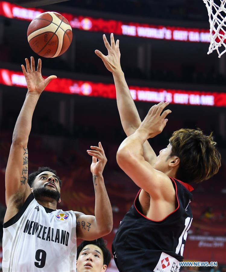 (SP)CHINA-DONGGUAN-BASKETBALL-FIBA WORLD CUP-GROUP O-NEW ZEALAND VS JAPAN (CN)