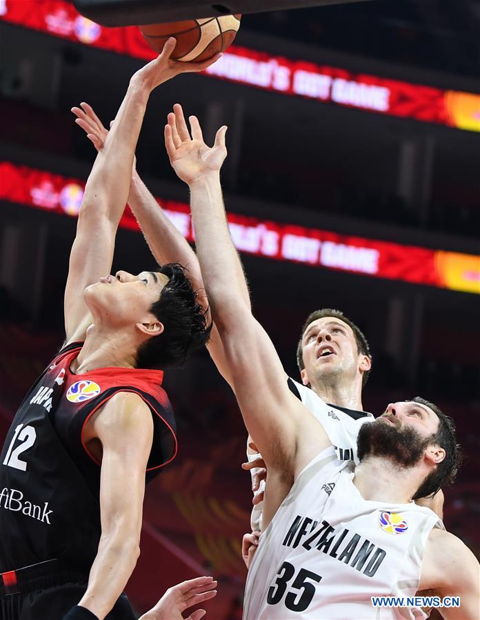 (SP)CHINA-DONGGUAN-BASKETBALL-FIBA WORLD CUP-GROUP O-NEW ZEALAND VS JAPAN (CN)