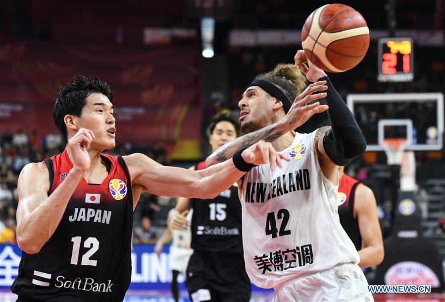 (SP)CHINA-DONGGUAN-BASKETBALL-FIBA WORLD CUP-GROUP O-NEW ZEALAND VS JAPAN (CN)