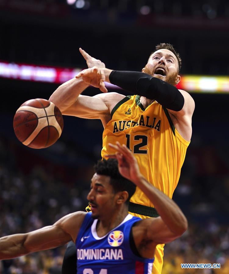(SP)CHINA-NANJING-BASKETBALL-FIBA WORLD CUP-GROUP L-AUSTRALIA VS DOMINICAN REPUBLIC (CN)