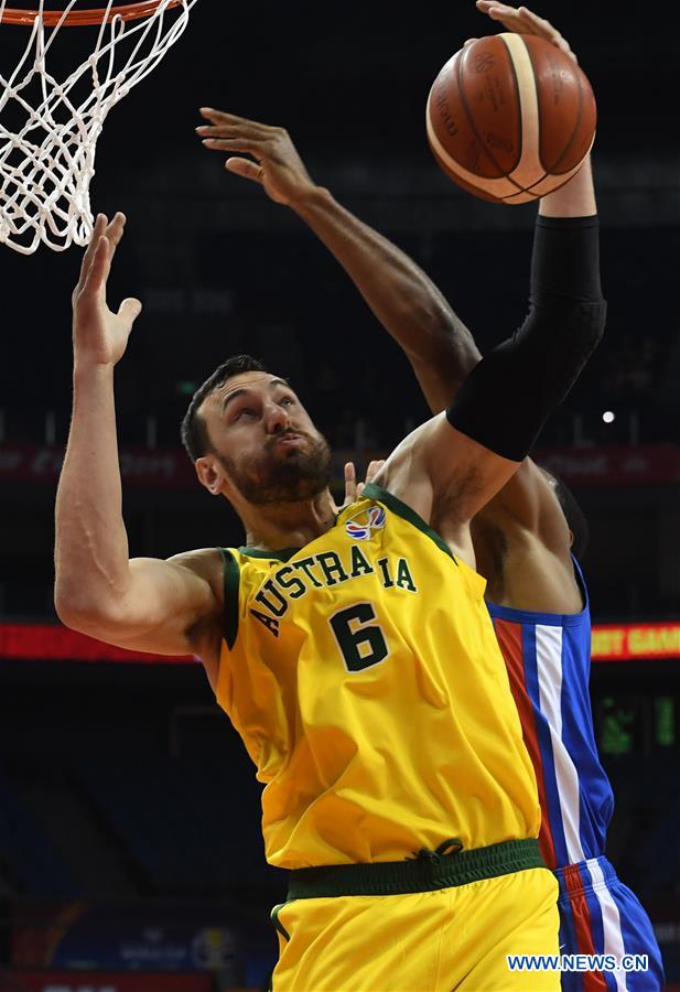 (SP)CHINA-NANJING-BASKETBALL-FIBA WORLD CUP-GROUP L-AUSTRALIA VS DOMINICAN REPUBLIC (CN)
