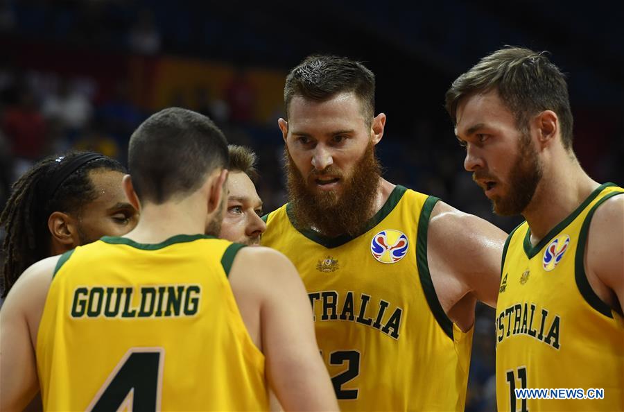 (SP)CHINA-NANJING-BASKETBALL-FIBA WORLD CUP-GROUP L-AUSTRALIA VS DOMINICAN REPUBLIC (CN)