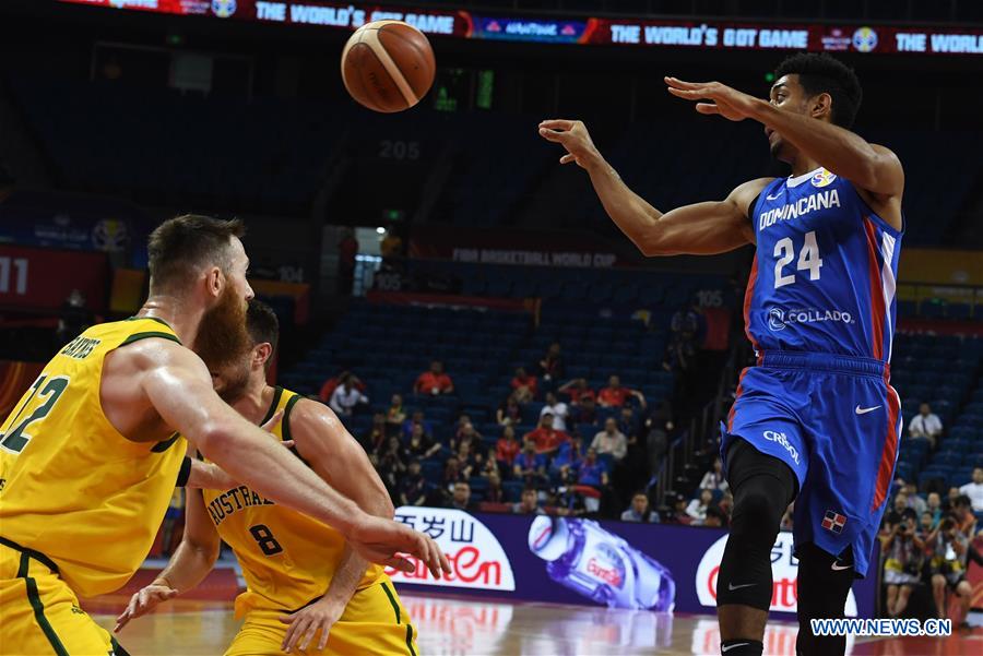 (SP)CHINA-NANJING-BASKETBALL-FIBA WORLD CUP-GROUP L-AUSTRALIA VS DOMINICAN REPUBLIC (CN)