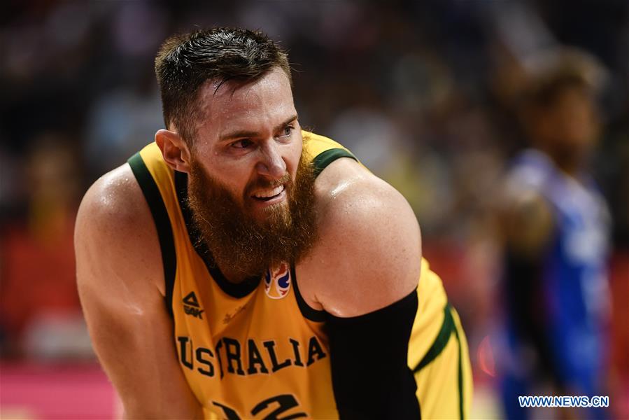 (SP)CHINA-NANJING-BASKETBALL-FIBA WORLD CUP-GROUP L-AUSTRALIA VS DOMINICAN REPUBLIC (CN)